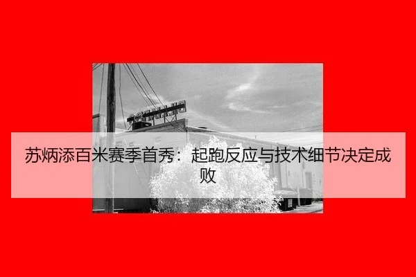 苏炳添百米赛季首秀：起跑反应与技术细节决定成败